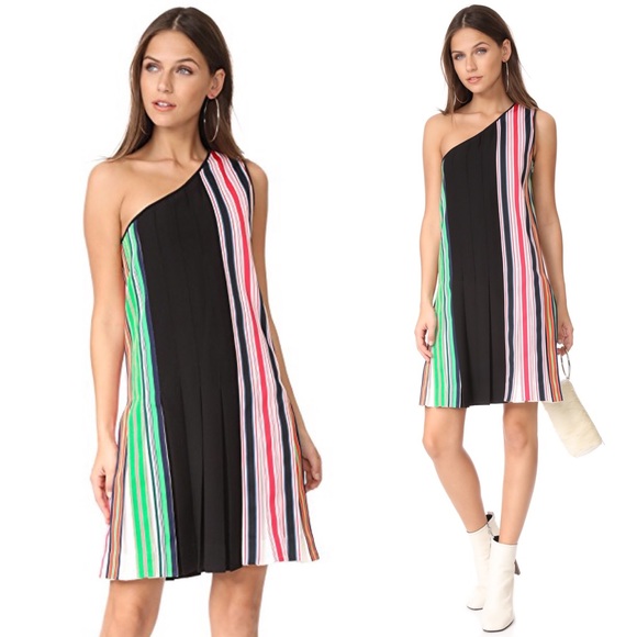 diane von furstenberg one shoulder dress